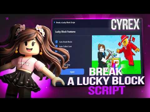 BREAK A LUCKY BLOCK SCRIPT *NO KEY* - BEST AUTO FARM LUCKY, FREEZE SAMMY, AUTO GOD & MORE!