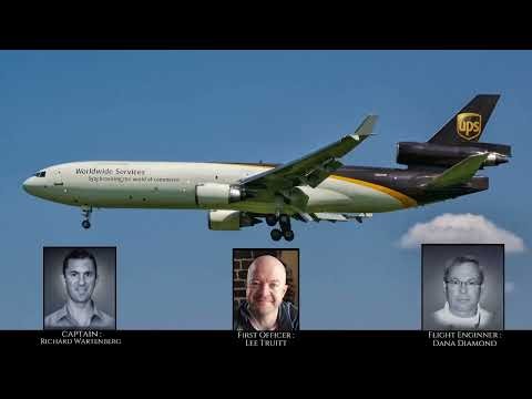 UPS Airlines Flight 2976 CVR Recording|November 4, 2025|structural pylon failure¹|