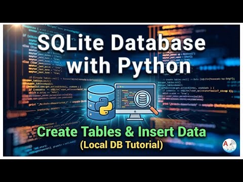 How to Use SQLite with Python | Create Database, Table & Insert Data Locally | Amplifyabhi