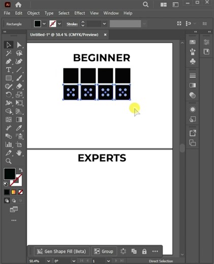 🔥 Designers Must Know 😱 Split Into Grid Trick | Adobe Illustrator