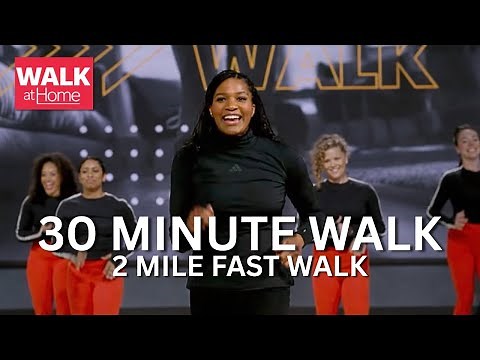 Walking Exercise | 30 Minute FAST Walk with Taja Wilson - 2 Mile Workout