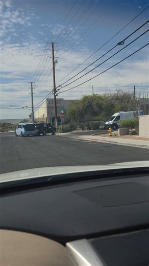 A self-driving Waymo robotaxi got into an accident with a human-driven car in Las Vegas today.This is the first Waymo crash since the service launched on July 8.