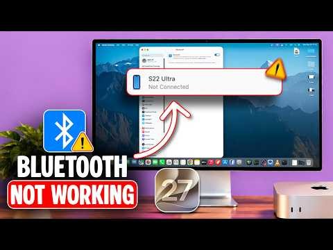 MacOS 27 Bluetooth NOT Working on Mac mini? Fix It NOW!