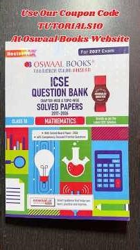 Oswaal Class 10 ICSE Question Bank Mathematics For 2027 Exam Chapter-wise Competency Based Questions