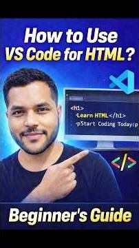 How to Use VS Code for HTML? | Web Development Series (Day 2) 🚀