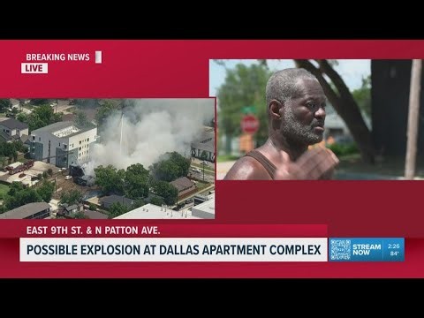 'Just save her life' - Resident pulled girl from rubble | Dallas Apartment Complex Explosion