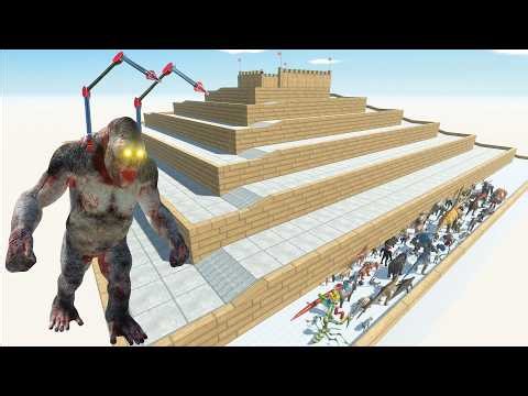 ESCAPE FROM ALIEN GORO - LAST SURVIVOR - UPHILL COURSE - Animal Revolt Battle Simulator