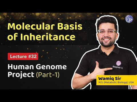 Human Genome Project (Part-1) - Molecular Basis of Inheritance by Wamiq Sir