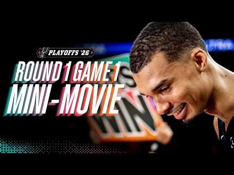 Spurs Game 1 Playoff Recap - David Robinson & Tim Duncan in the building!!