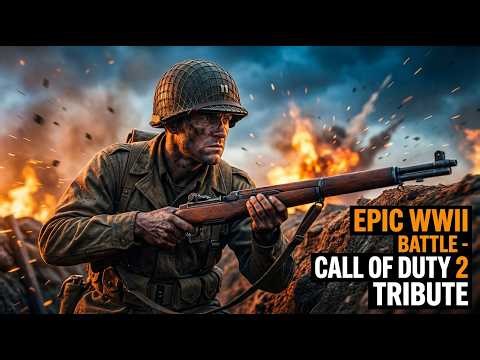Call of Duty 2 – INSANE WWII Battle Gameplay! 🔥 (Full Action)