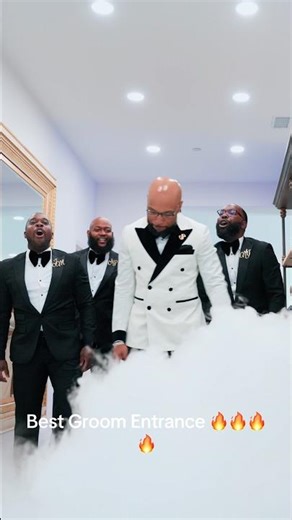 The most epic groom wedding ceremony entrance every! 🔥🔥