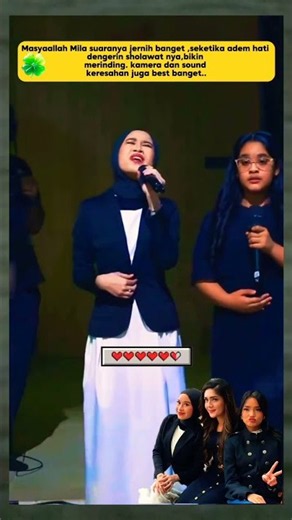 Mashallah, Mila singing sholawat amazes everyone with her melodious voice #mila #fujian
