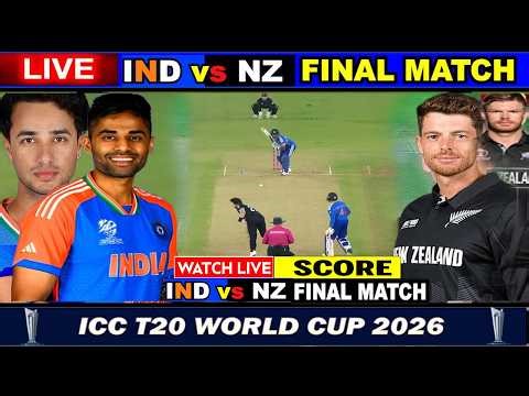 🔴India vs New Zealand Live Score: India vs New Zealand World Cup Final Match | IND vs NZ Live Match