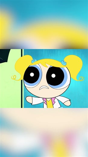 Bubbles is ready for her close up #powerpuffgirls
