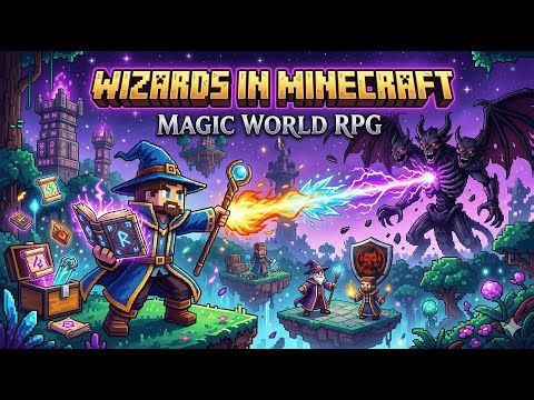 Becoming a Mage in Minecraft 🔮 | Magic World RPG Modpack Begins