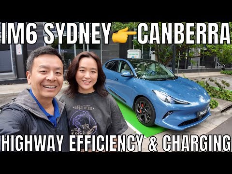 IM6 EV Road Trip Sydney to Canberra: Charging Efficiency Highway Drive