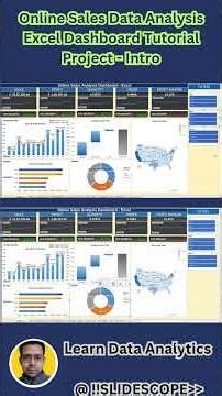 Online Sales Data Analysis Excel Dashboard Tutorial - Project - Intro