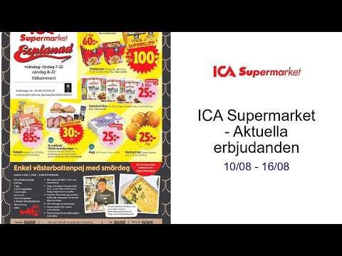 ICA Supermarket - Aktuella erbjudanden 10/08 - 16/08