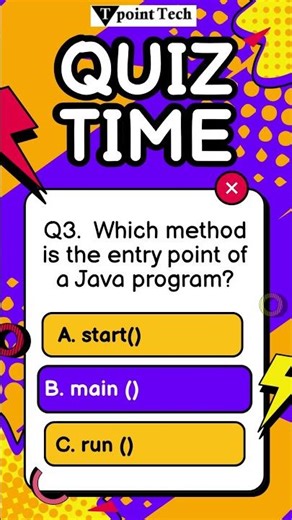 Java MCQS | Java Practice Questions | Java Tutorial for Beginners | Tpoint Tech #quiz #mcqs