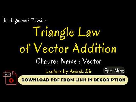 Part 9: Special Cases of Vector Addition | Max & Min Resultant | Physics Short Tricks | Avisek Sir