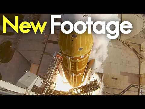 Artemis II SLS Rocket Unseen Onboard Camera Footage Finally Out! Witness the SRB's Flexing!