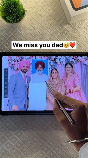 Emotional surprise gift for wife 🥺❤️| Digital Merge | Family Photo Merge #shorts #merge #digitalart