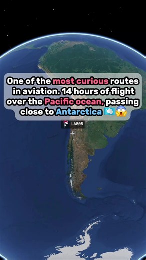 One of the most curious routes in aviation 🤨✈️