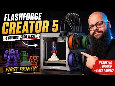 Flashforge Creator 5 First Impressions After Real Prints