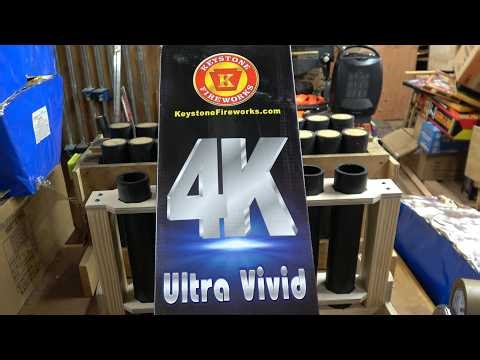 4k Ultra Vivid canister shells by Keystone Fireworks
