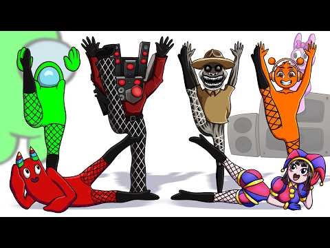 FastToons Crazy Detective Stories | Sprunki, Skibidi and other Crazy Universes | Among Us Cartoon