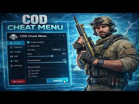 BEST CALL OF DUTY MOD MENU 2026 🏆 Anti-Cheat Bypass (Ricochet), Aimbot & ESP / Wallhack