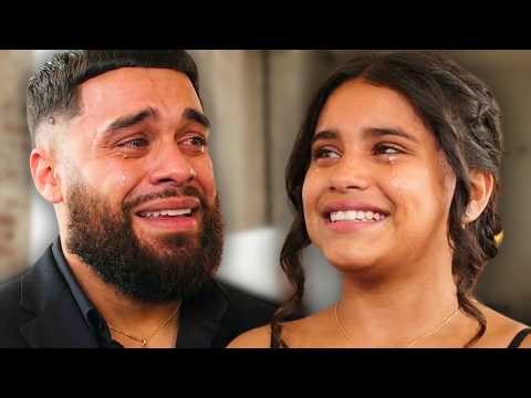 She Was Scared To Call Him "Dad" Until This Wedding Surprise