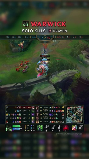 Warwick SOLO KILLS Draven | KR Master Patch 26.20 #shorts