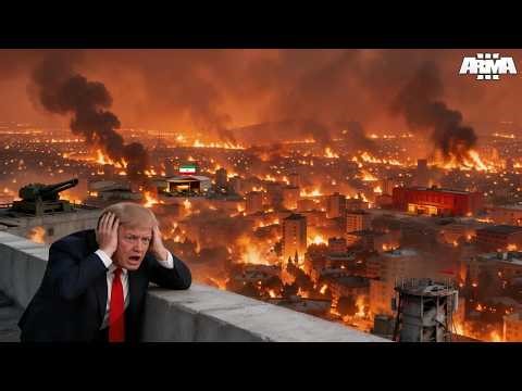 2 hours ago! Iranian commander surrenders, Iran's nuclear city completely destroyed | ARMA 3