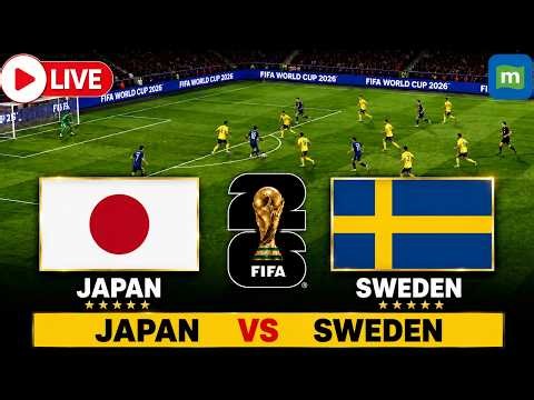 FIFA World Cup 2026 LIVE | Japan vs Sweden | Watch FIFA World Cup | Live From Dallas Stadium