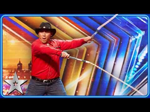 Amanda Holden has CLOSE SHAVE with COWBOY Simon Ratzker! | Auditions | BGT 2026