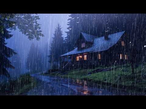 Gentle Night RAIN - Rain Sounds For Sleeping - Relaxing Rainstorm Sounds, Relax, White Noise