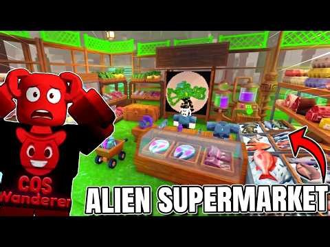 I Built a Supermarket for Aliens in 99 Nights!