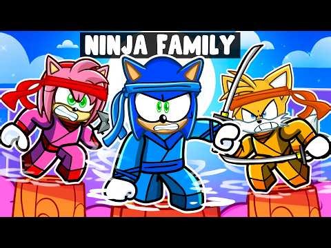 Having a NINJA SONIC FAMILY in Roblox!