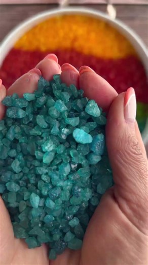 Dyed Rainbow Salt Sensory Bin | Nervous System Reset