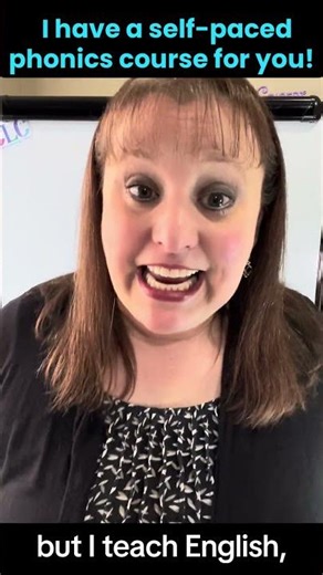 Check out my self-paced video course for reading and spelling use the link in my bio.