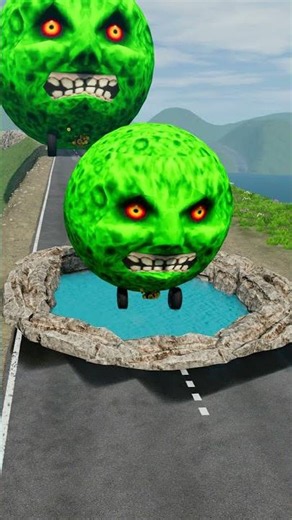 Big & Small Cars vs Water Pit - BeamNG.Drive