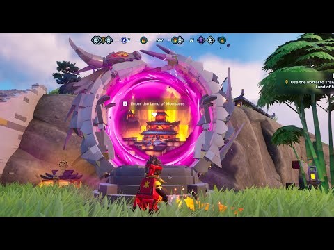 TO THE LAND OF MONSTERS - Let's Play Ninjago Fortnite Odyssey