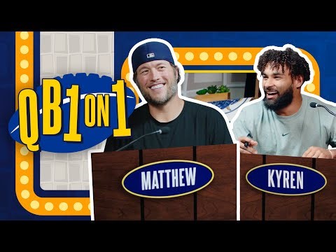 Matthew Stafford & Kyren Williams Go Head-To-Head In Rams Player Trivia | QB 1 On 1