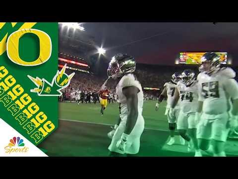 Oregon's Dierre Hill Jr. continues to dominate USC's defense | Big Ten on NBC Sports