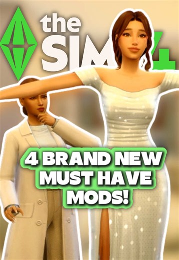 Here are 4 brand new Sims 4 mods that you do not want to miss out on ✨👀 #glimmersimmer #thesims4 #sims4 #sims4mods #simstok