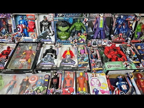HULK vs CAPTAIN AMERICA vs SPIDERMAN AVENGERS IRONMAN, VENOM CARTOON BATMAN, JOKER AVENGERS ASSEMBLE