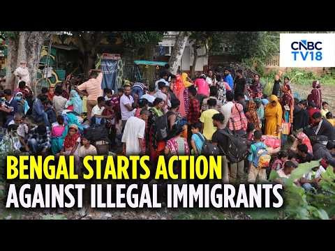 India Intensifies Crackdown on Illegal Migrants: Bangladeshis Gather Near Hakimpur Border