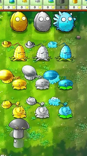 🥇Golden🥇 vs 🥈Silver🥈 vs ❄️Ice❄️ #pvz #plantsvszombies