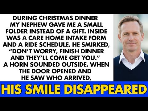 During Christmas Dinner My Nephew Gave Me A Small Folder Instead Of A Gift. Inside Was A Care Home…